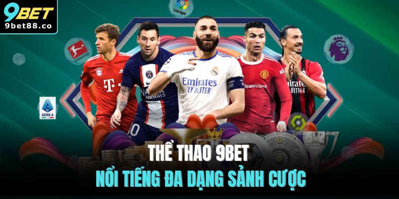 Thể thao 9BET nổi tiếng đa dạng sảnh cược